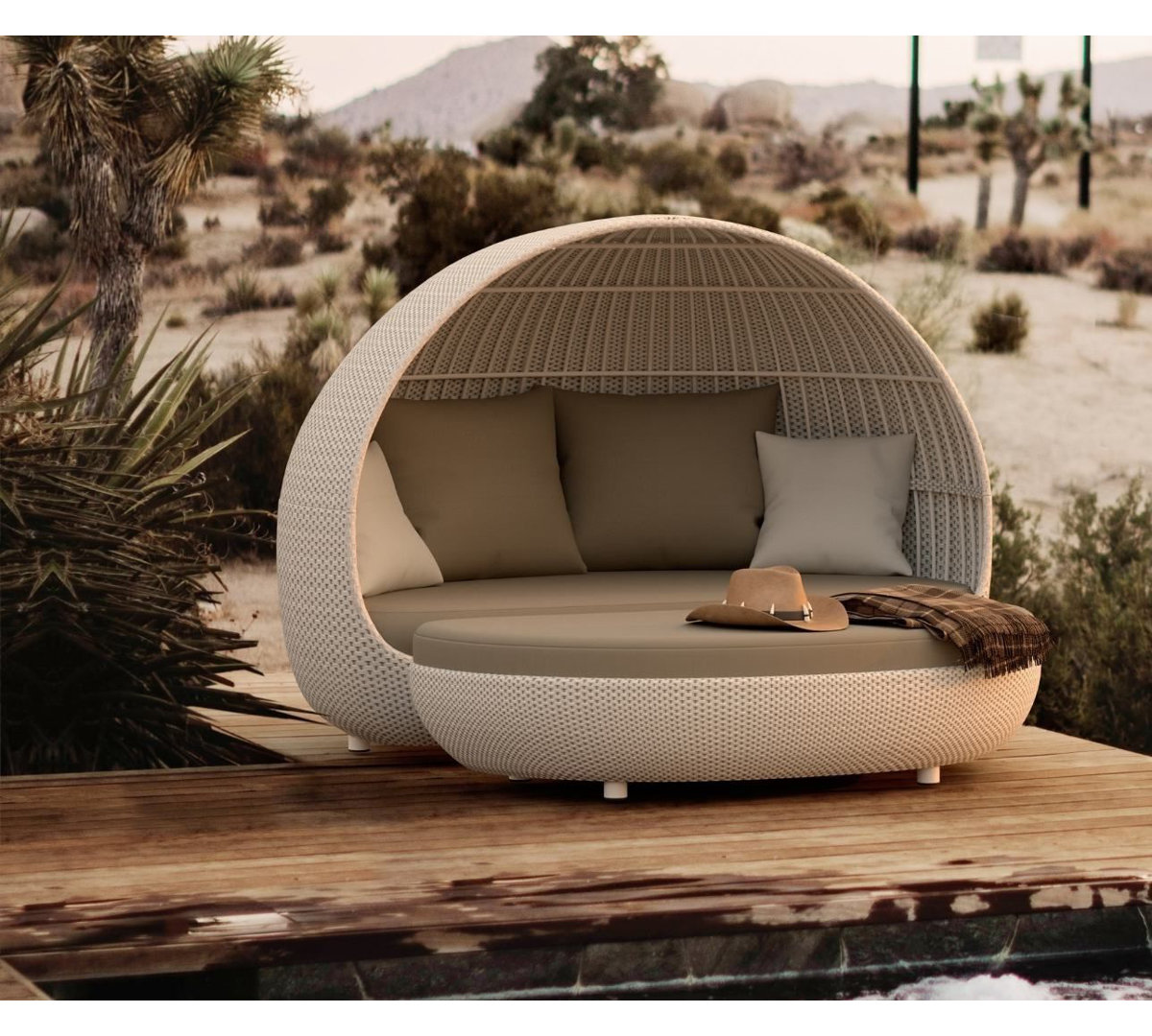 Mondo Lagoon Twin Metal Daybed with Mattress | Perigold